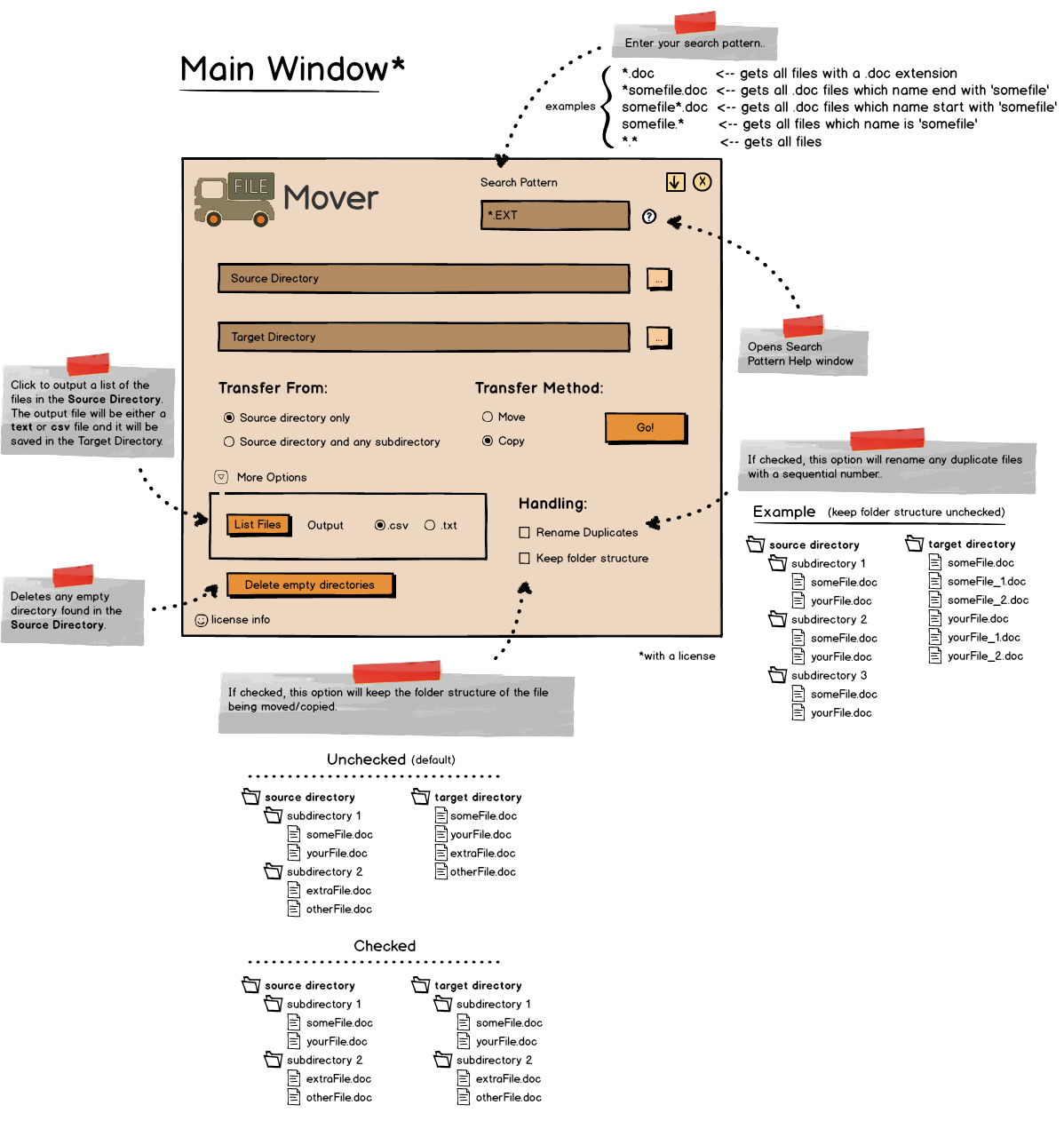 FileMover Main Window Licensed